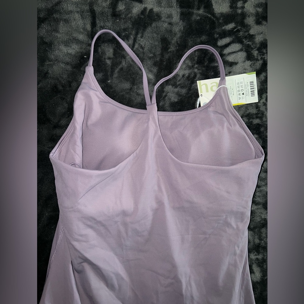 Halara Everyday Dress- Euphoria Lilac Chocolate Mauve Size Medium New with tag - Picture 8 of 9